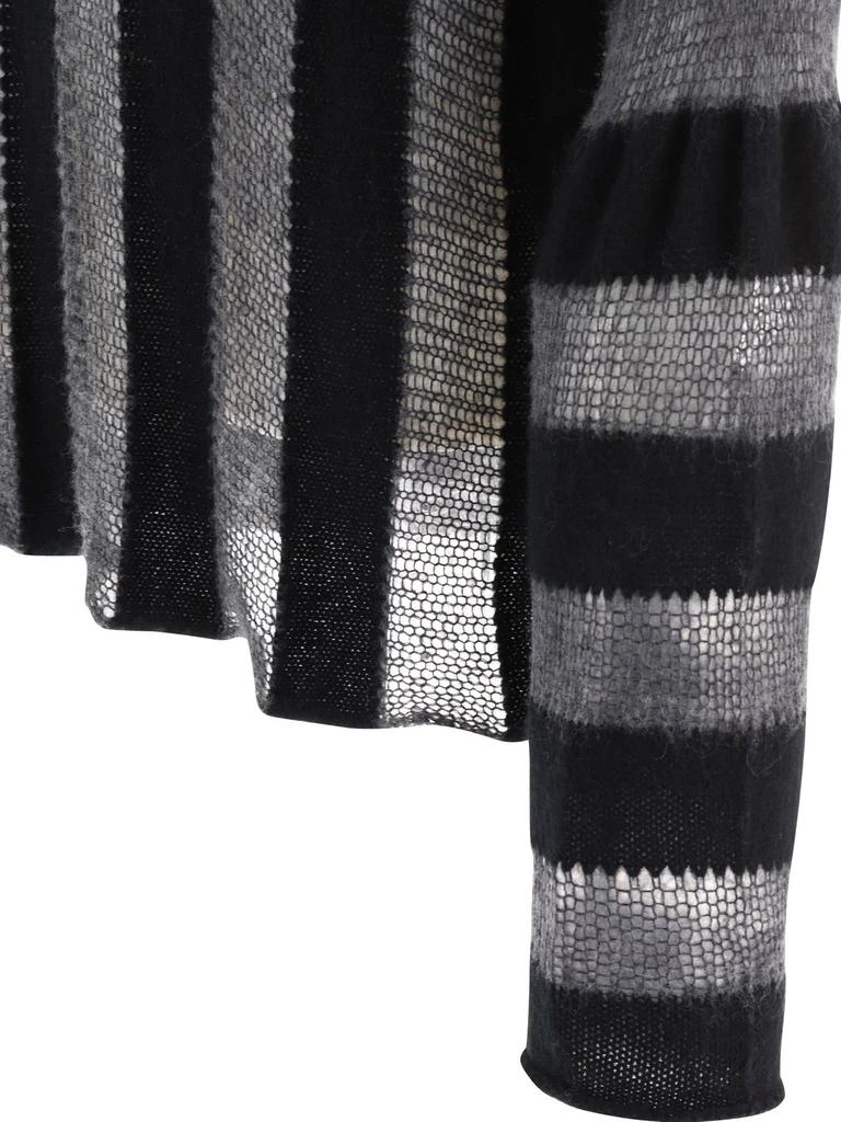 Brain Dead Brain Dead Fuzzy Threadbare Striped Jumper 4