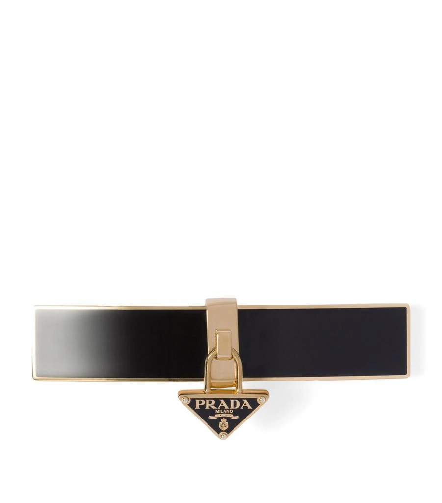 Prada Triangle Hair Clip 1