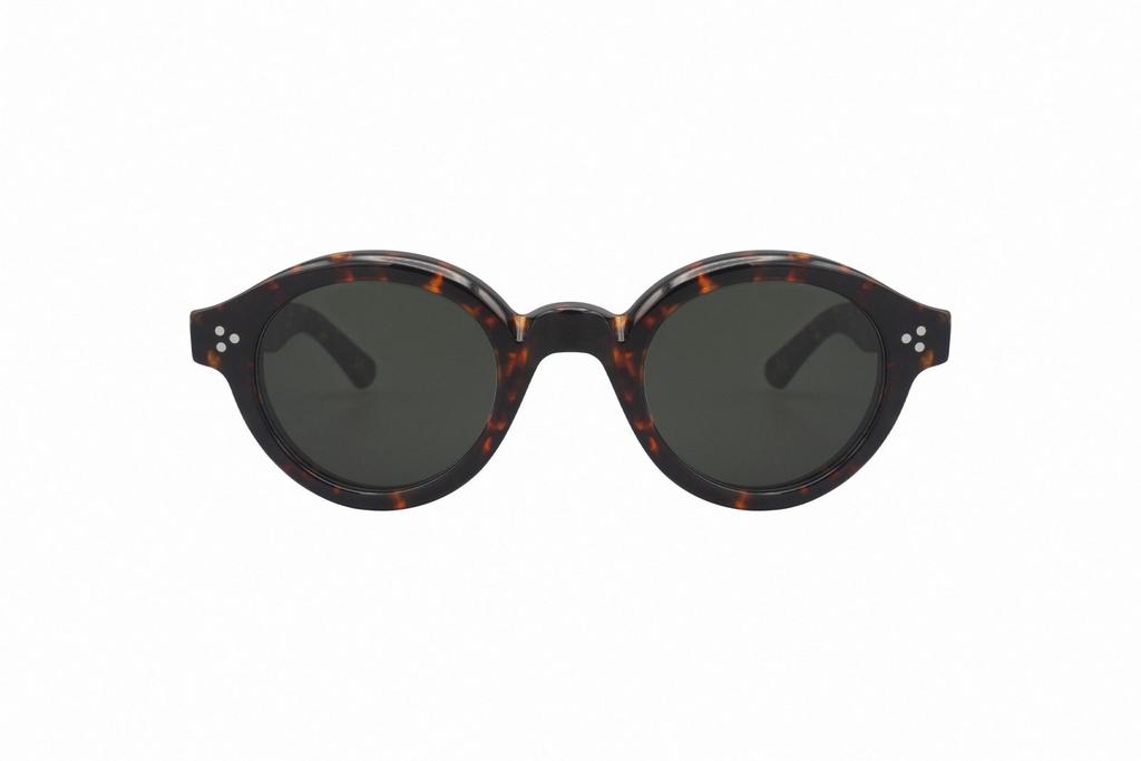 Lesca Lesca Corbs Round Frame Sunglasses