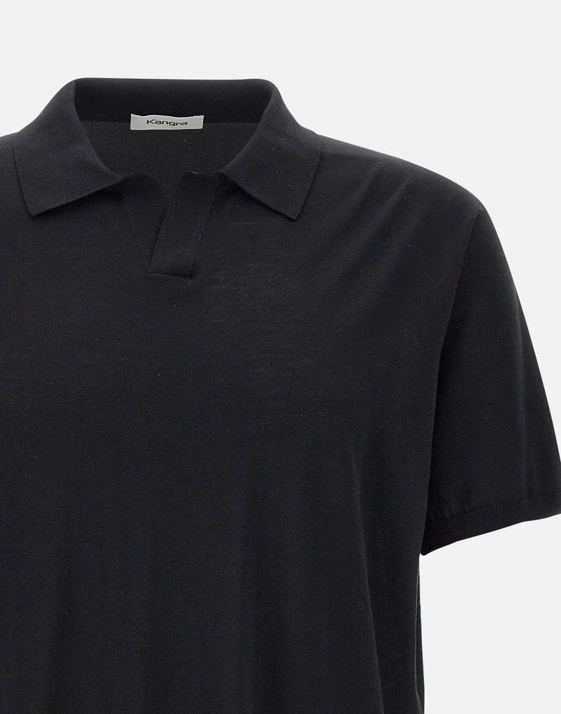 KANGRA Silk and cotton polo shirt 4