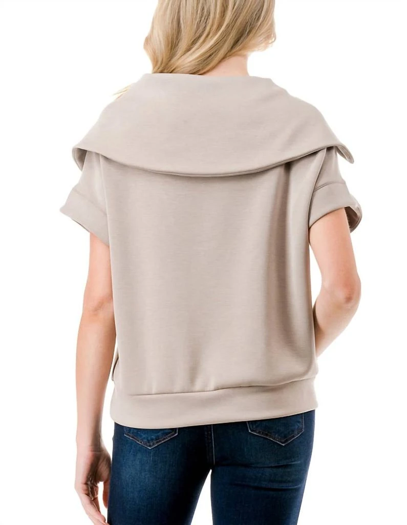 Ariella Ariella - Short Sleeve Quarter Zip & Pant Set 3