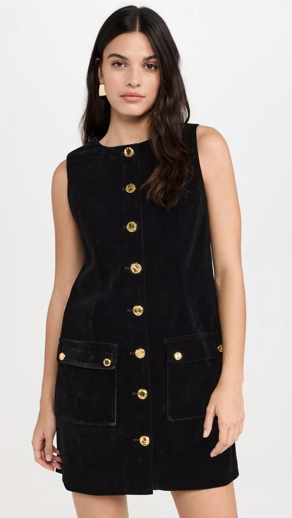 English Factory Velvet Mini Dress 1