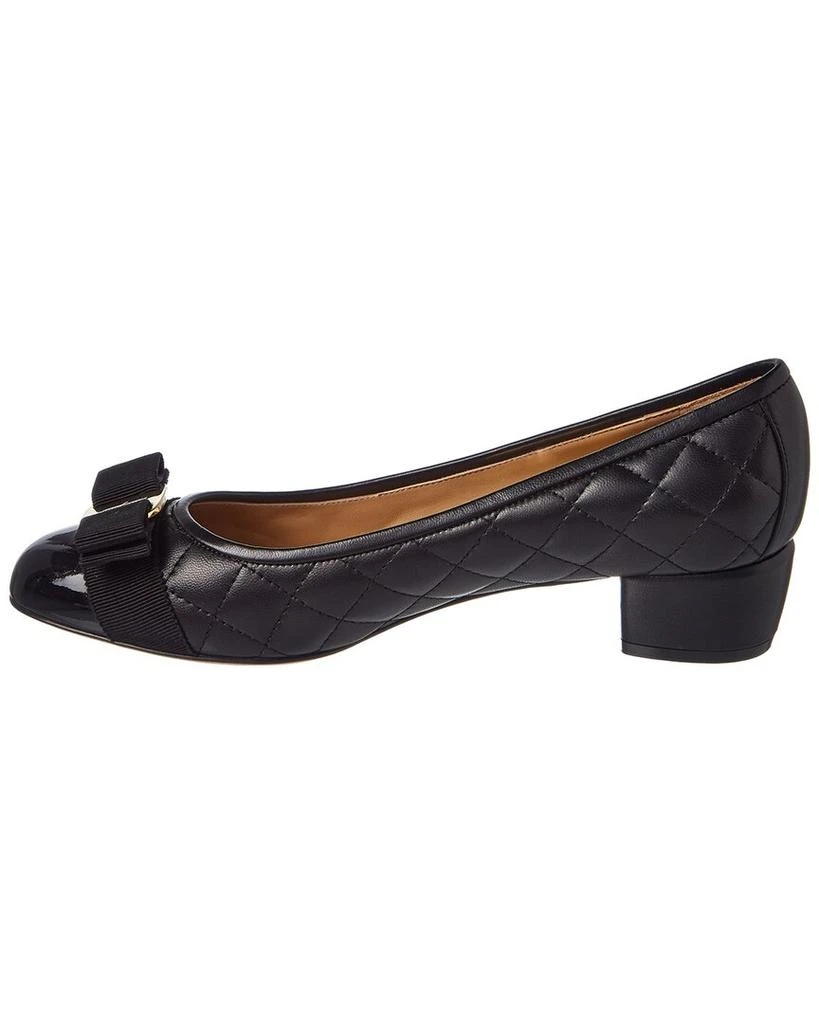 Salvatore Ferragamo Ferragamo Vara Quilted Leather Pump 2