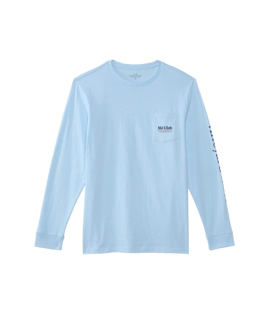 Vineyard Vines Pizza French Fry Ski Club Long Sleeve (Toddler/Little Kid/Big Kid) 1