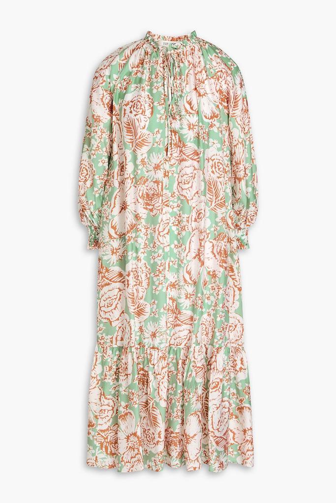 Diane von Furstenberg Fortina floral-print woven midi dress