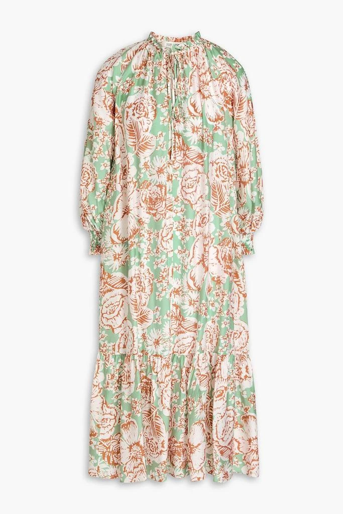 Diane von Furstenberg Fortina floral-print woven midi dress 1