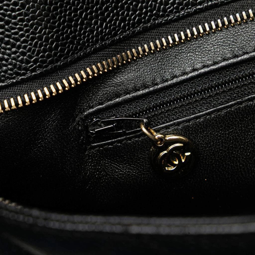 Chanel Chanel Black Caviar Medallion Tote  5