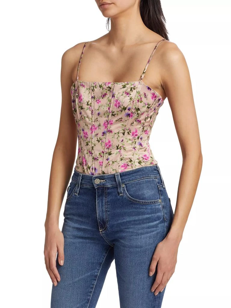 Cami NYC Tamara Floral Corset Bodysuit 4