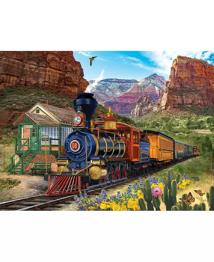 SunsOut Stopping at Dry Gulch 300 piece Jigsaw Puzzle for Adults 3