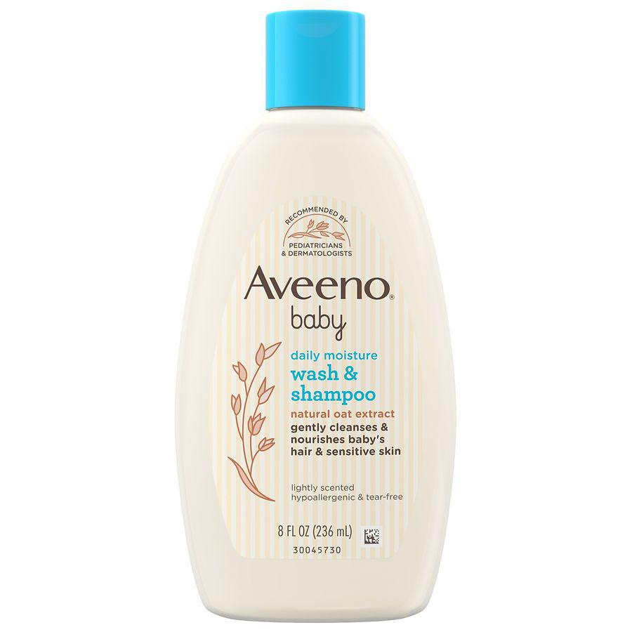 Aveeno Baby Daily Moisture Body Wash & Shampoo, Oat Extract Unspecified