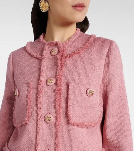 Dolce 
Gabbana Rachel wool-blend tweed jacket 4