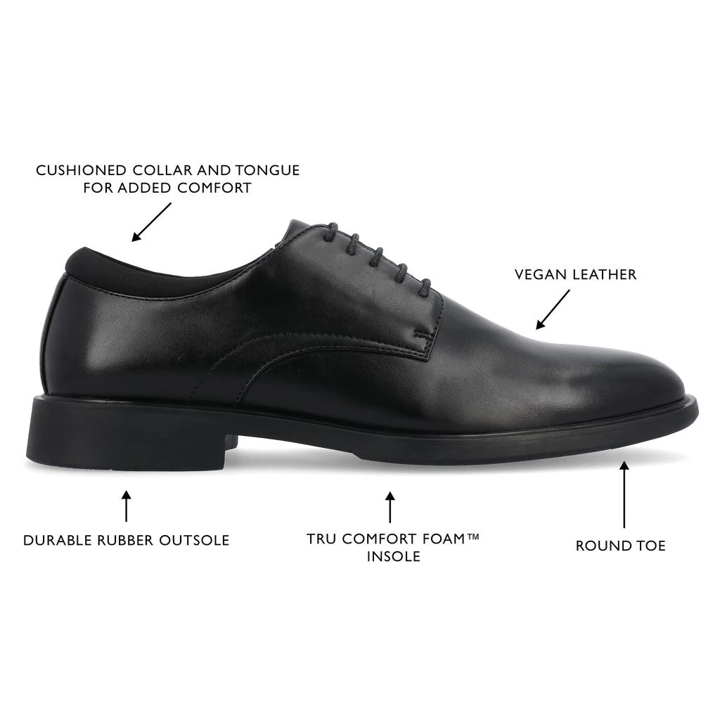 Vance Co. Kimball Plain Toe Dress Shoe 5