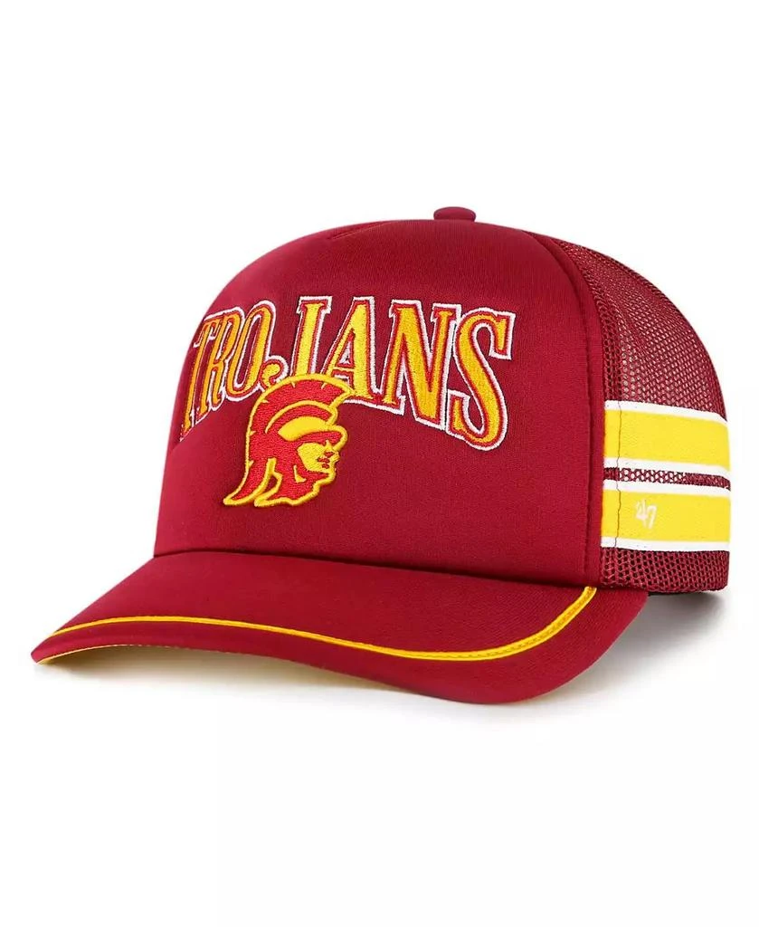 47 Brand Men's Cardinal USC Trojans Sideband Trucker Adjustable Hat 1