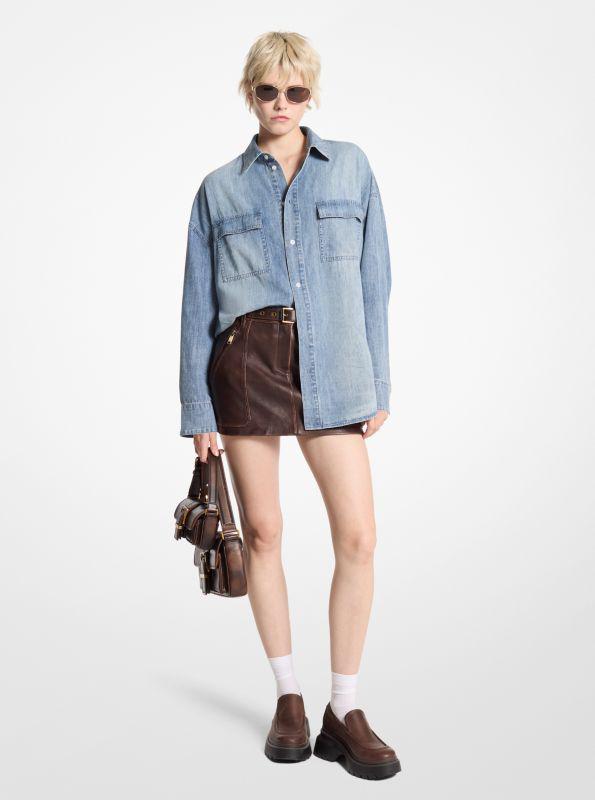 Michael Kors Oversized Chambray Shirt