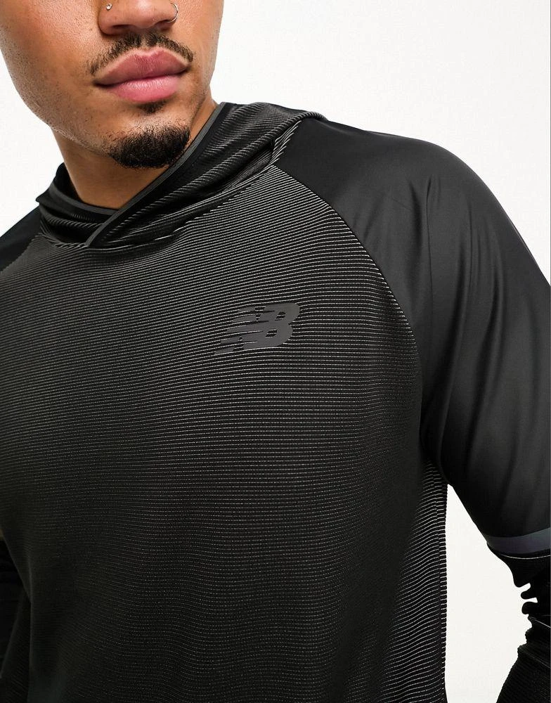 New Balance New Balance Q Speed Shift hoodie in black 2
