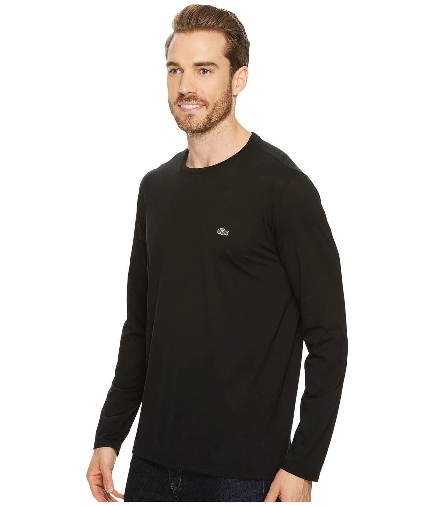 Lacoste Long Sleeve Pima Jersey Crew Neck T-Shirt 2