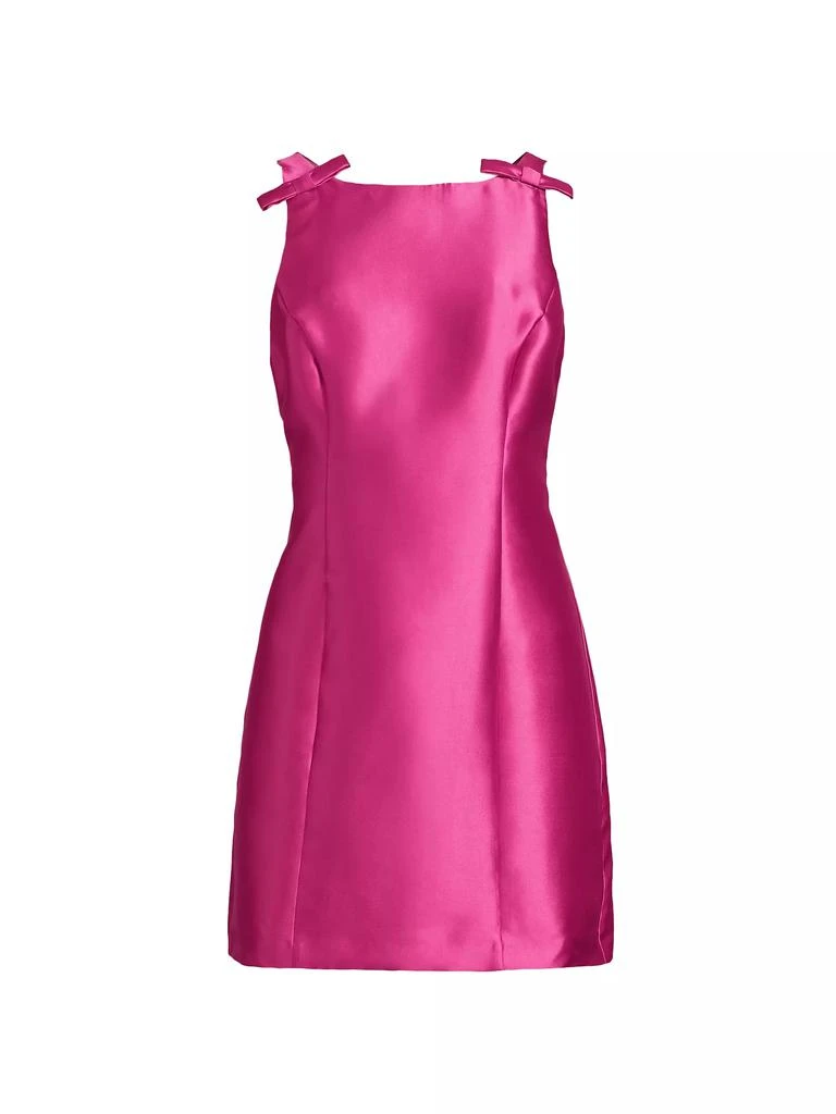 Hutch Chesca Satin Bow Minidress 1