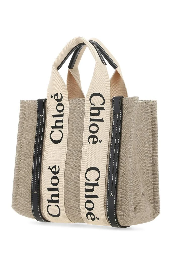 Chloé Multicolor fabric small Woody shopping bag 2