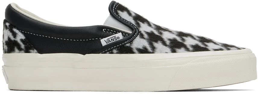 Vans Off-White & Black Premium Slip-On 98 Sneakers 1
