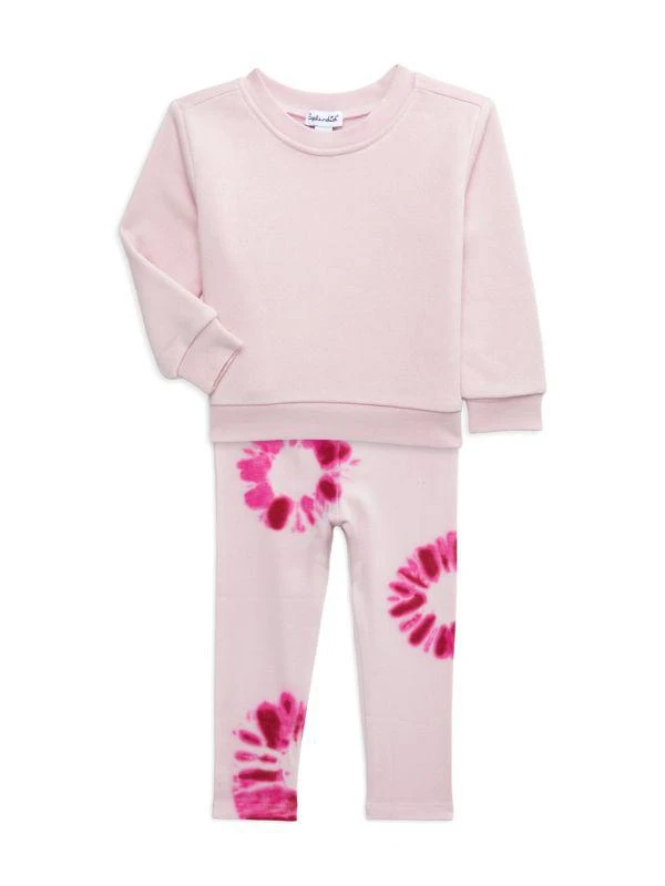 Splendid Baby Girl's 2-Piece Bloom Tie-Dye Sweatshirt & Leggings Set 1