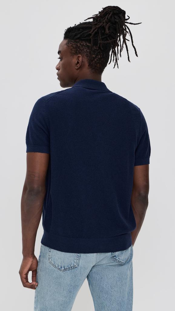 Club Monaco Boucle Camp Collar Sweater
