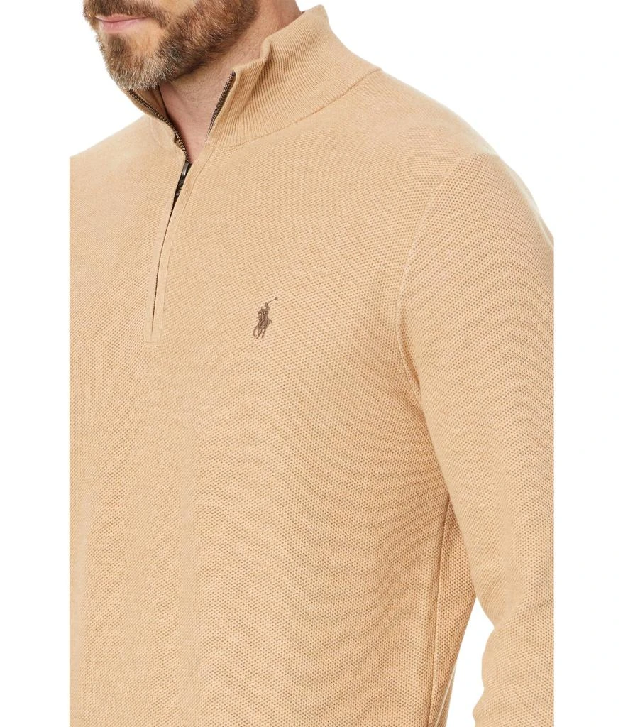 Polo Ralph Lauren Mesh-Knit Cotton 1/4 Zip Sweater 3