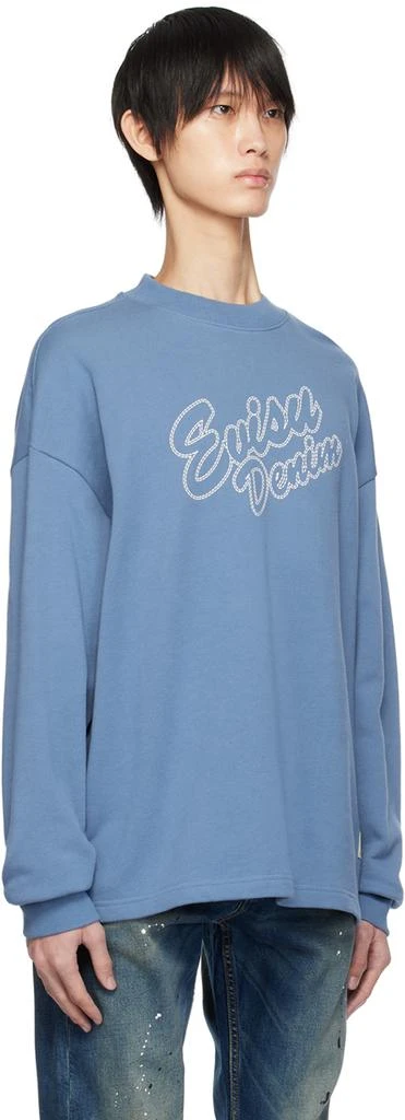 Evisu Blue Print Sweatshirt 2