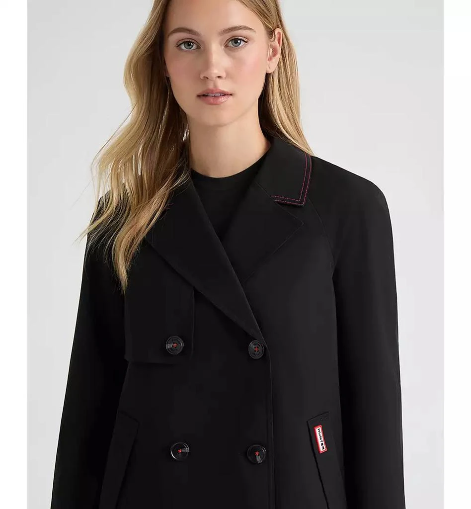 Hunter Womens Double Breasted Short Trench Jacket 5
