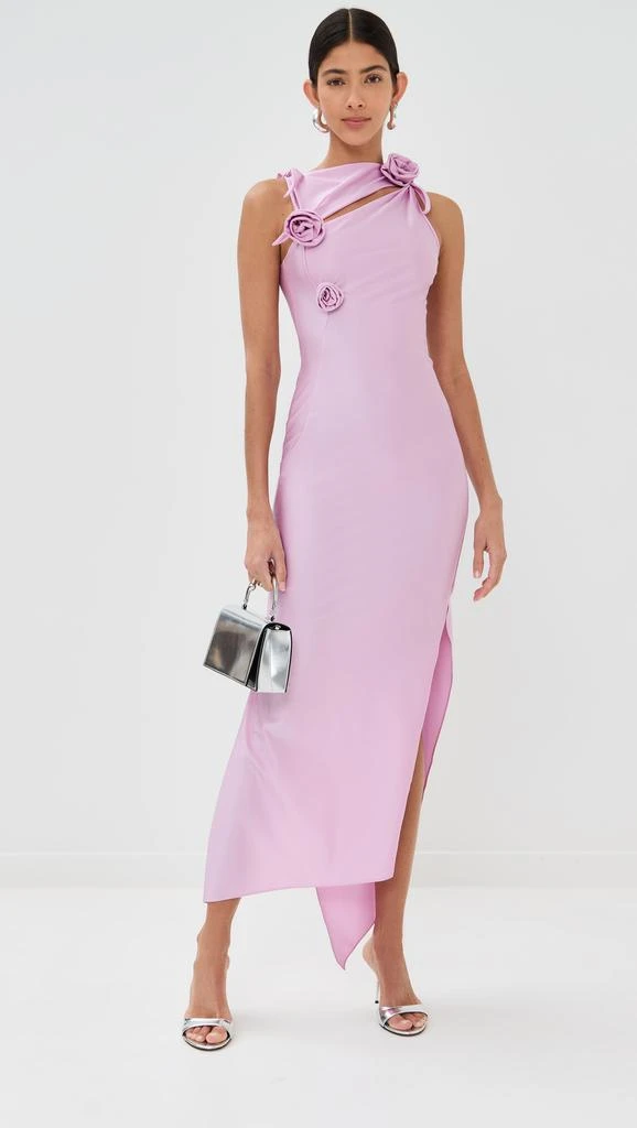 COPERNI Asymmetric Flower Gown 4
