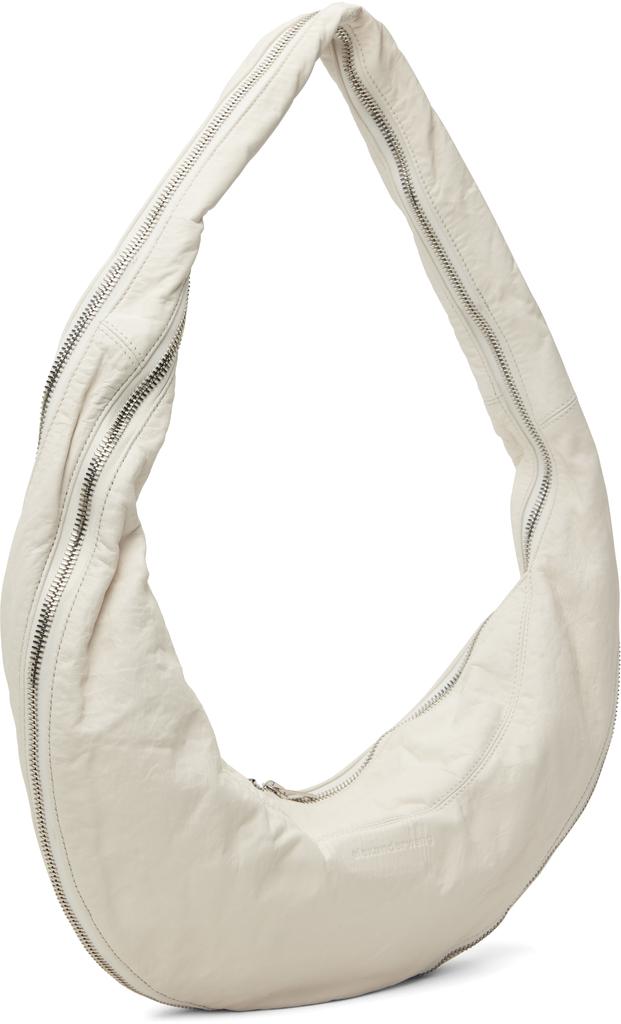 Alexander Wang Off-White Twyst Crossbody Memory Leather Bag