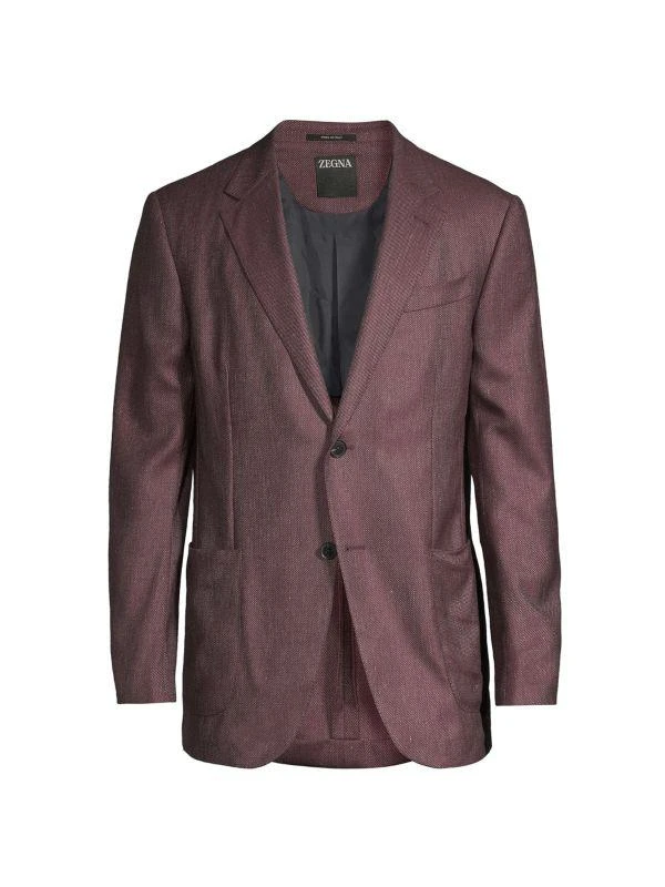 Zegna Rose Solid Sport Coat 5