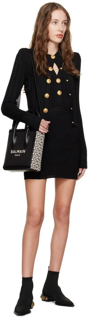 Balmain Black Button Cardigan 4