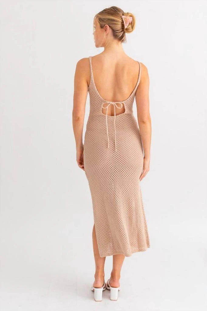 LE LIS Le Lis - CROCHET KNIT DRESS 3