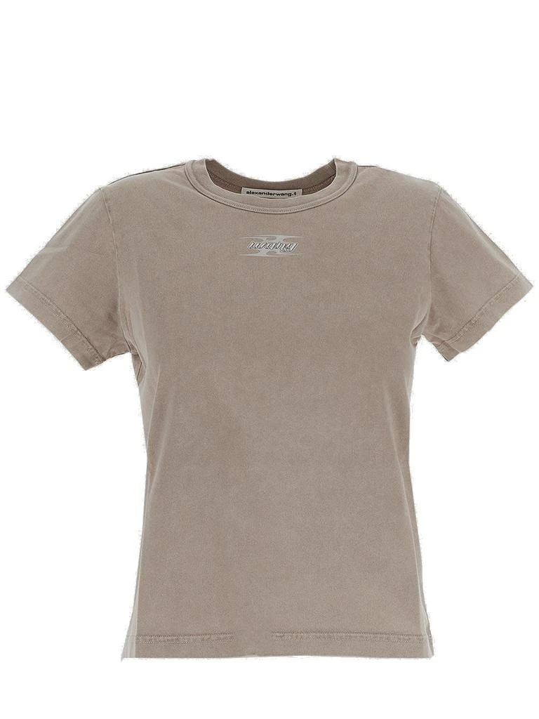 Alexander Wang T By Alexander Wang Blade Logo-Embossed T-Shirt 1