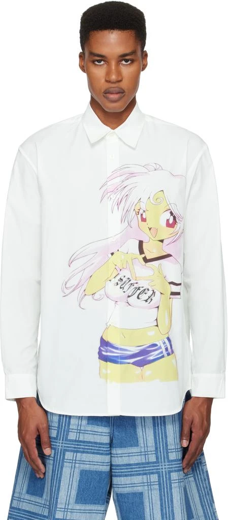 Ashley Williams SSENSE Exclusive White Manga Shirt 1