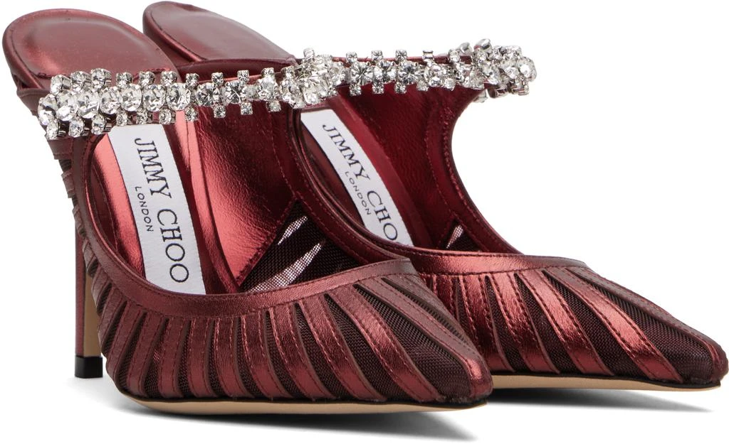 Jimmy Choo Burgundy Bing 100 Heels 4