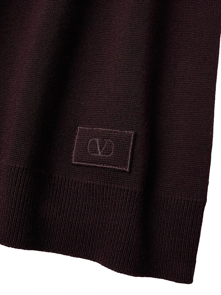 Valentino Wool Polo T-Shirt with V-Logo 7