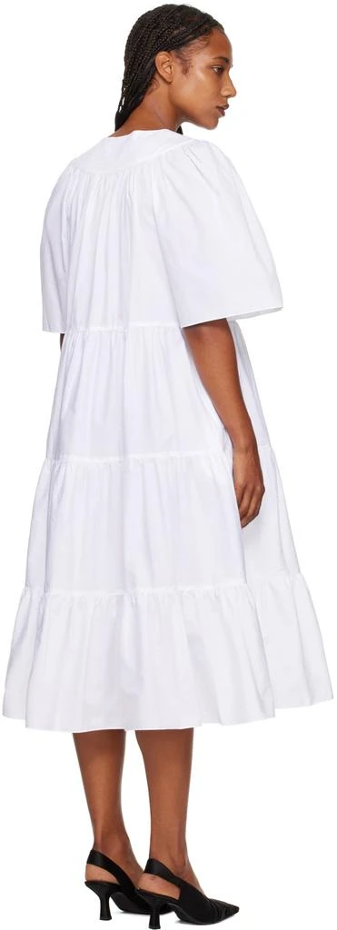 ROSETTA GETTY White Ruffle Maxi Dress 3