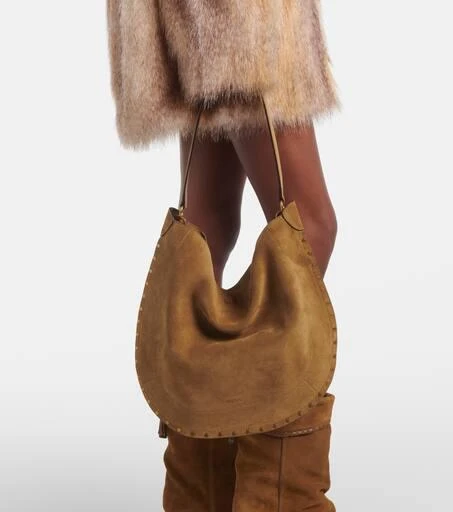 Isabel Marant Oskan Large suede shoulder bag 2