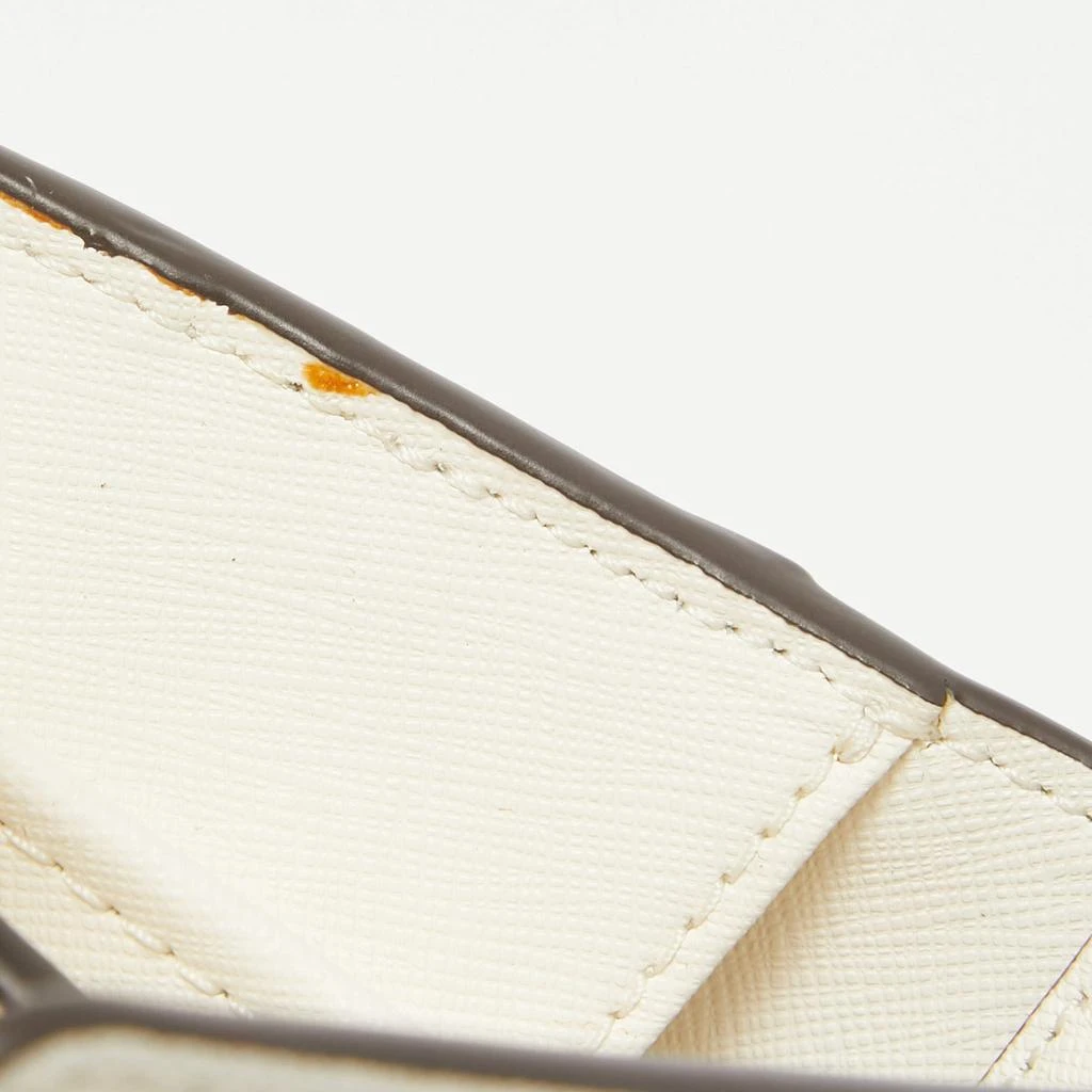 Tory Burch Tory Burch White Leather Emerson Wallet On Chain 7
