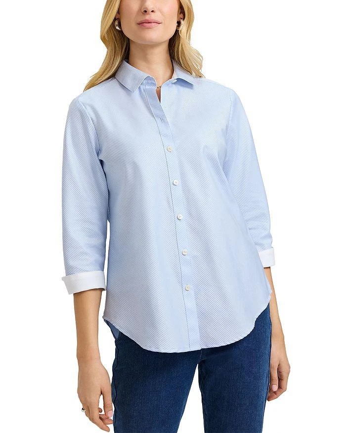FOXCROFT Margie Dobby Cotton Shirt 1