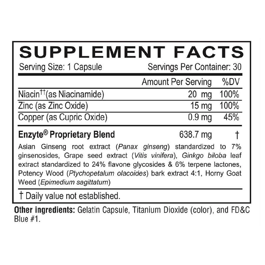 Enzyte Once Daily Capsule for Natural Male Enhancement 3