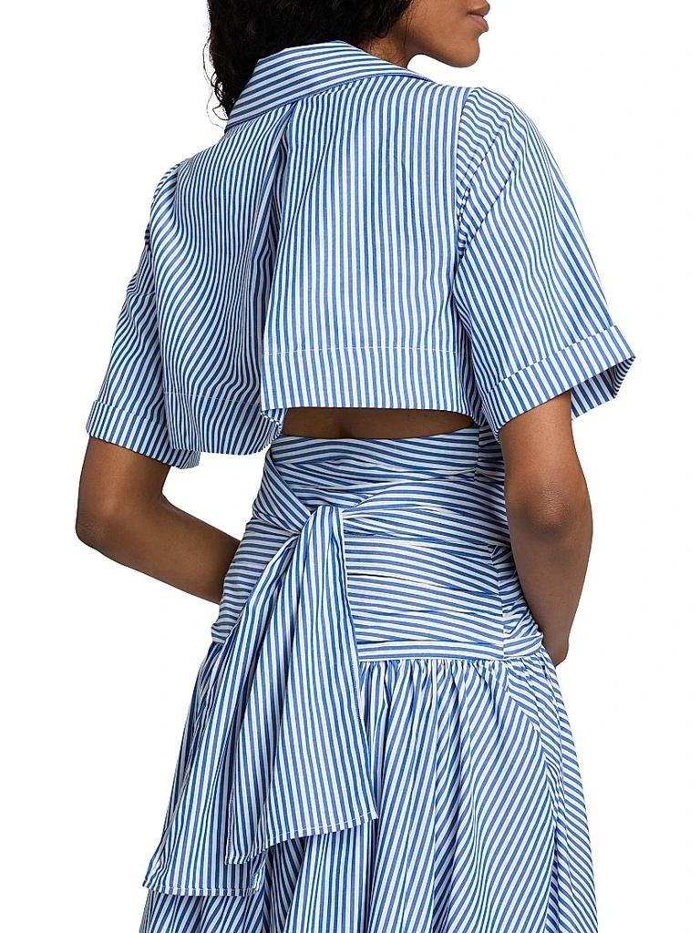 Rosie Assoulin Stripe Tie Shirtdress 6