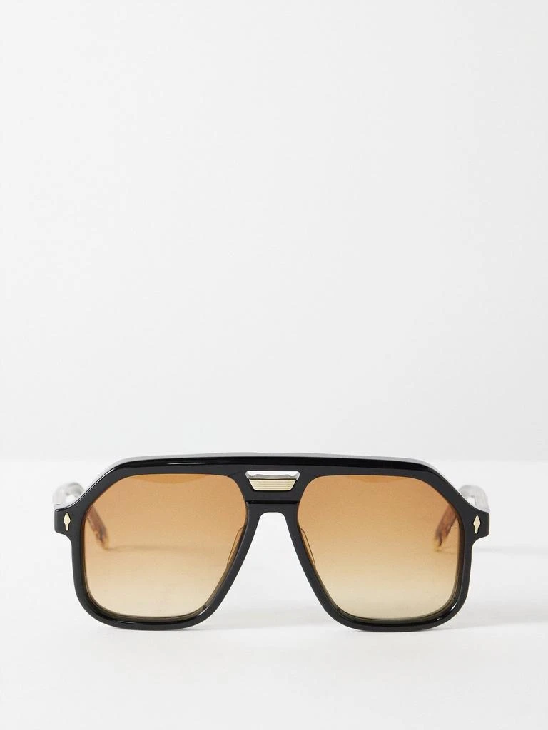 Jacques Marie Mage Casius aviator acetate sunglasses