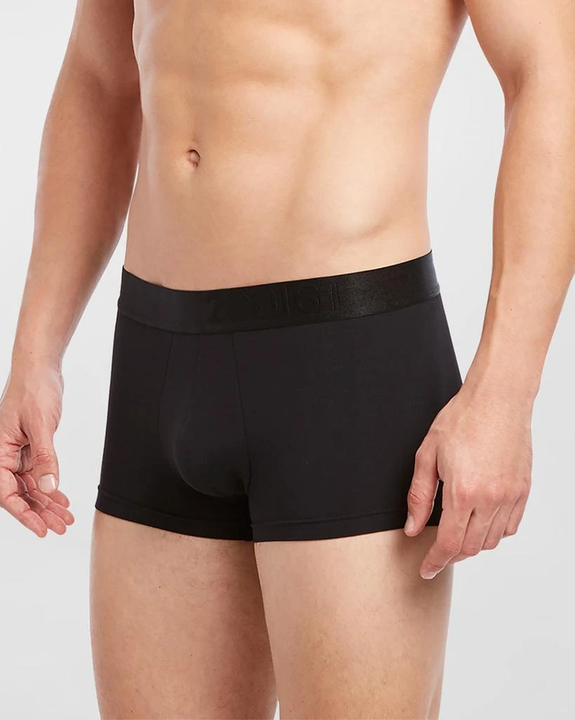 2Xist Men's Solid No-Show Boxer Trunks 3