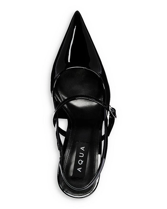 AQUA Women's Islen Pointed Slingback High Heel Pumps - Exclusive 3