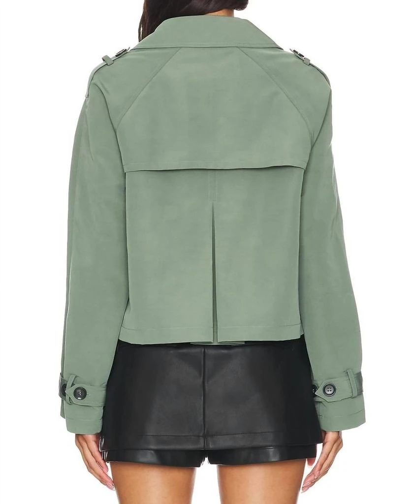 Steve Madden Steve Madden - Sirus Cropped Double-Breasted Trench Jacket 2