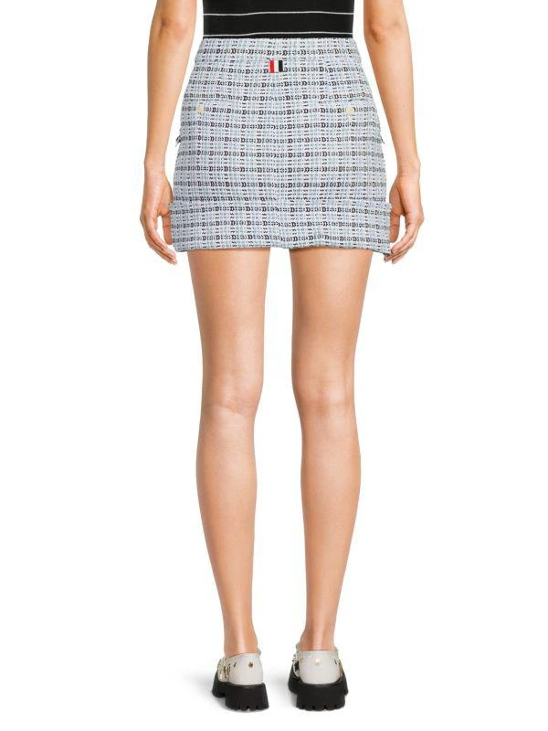 Thom Browne Tweed Cotton Mini Skirt 2