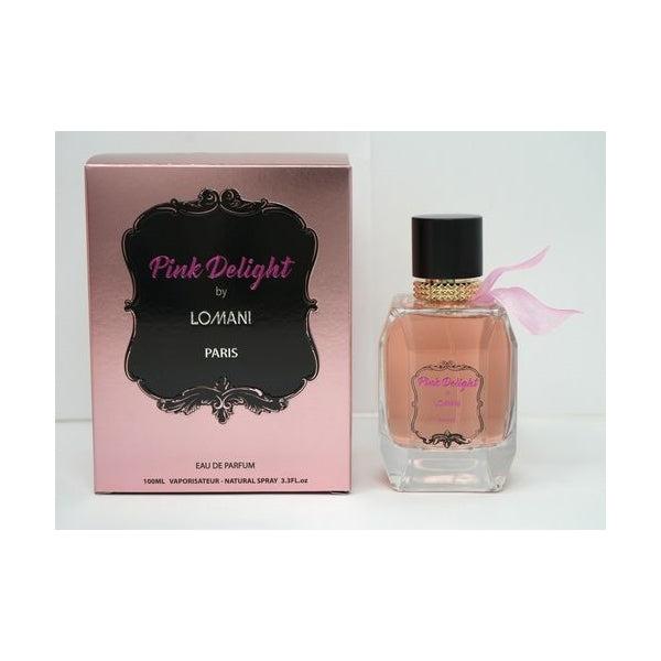 LOMANI Pink Delight for Women Eau de Parfum Spray 3.3 oz