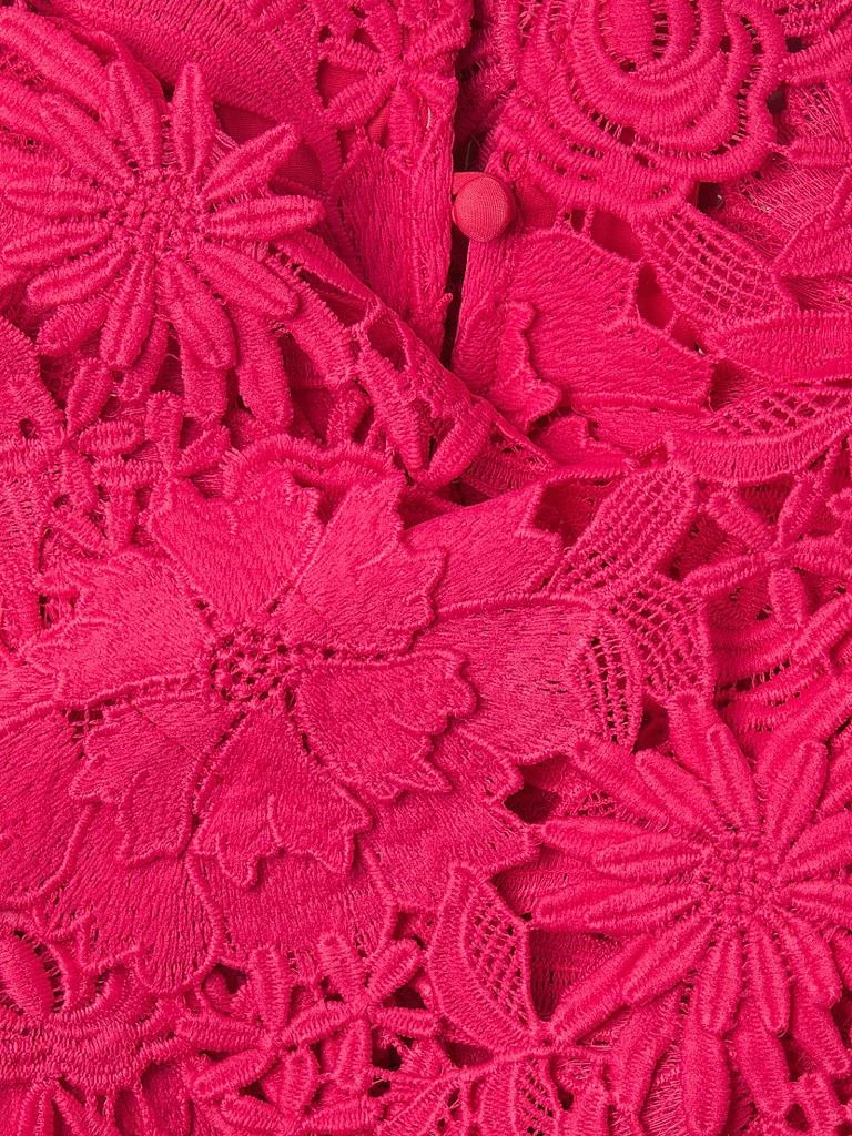 La Vie Style House Floral-Lace Caftan Midi-Dress 6